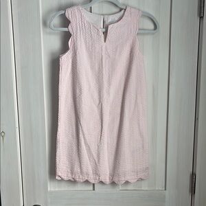 Vineyard Vines Pink Sleeveless Sheath Dress with Crew Neck